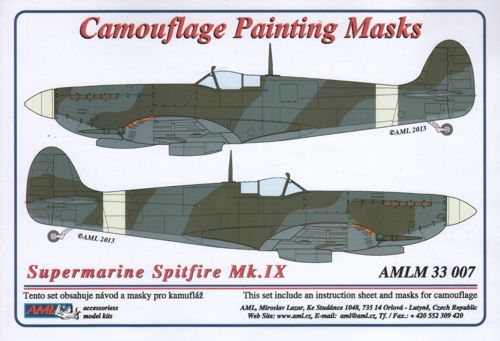 Camouflage Painting masks Spitfire Mk.IX  AMLM33007