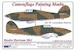 Camouflage Painting masks Hawker Hurricane MK1 Fabric Wings "B" scheme patterns AMLM33017