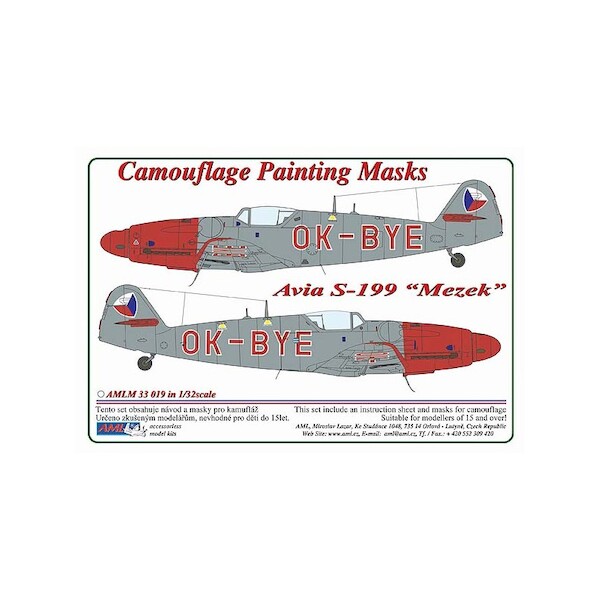 Camouflage Painting masks Avia S199 "Mezek" AMLM33019