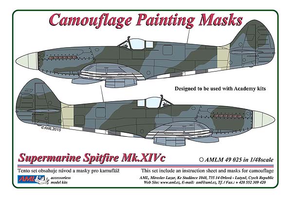 Camouflage Painting masks Spitfire MkXVIc  AMLM49025