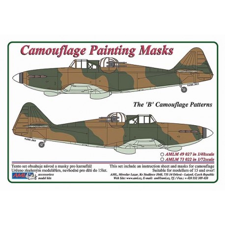 Camouflage Painting masks Boulton Paul Defiant (B Pattern)  AMLM49027