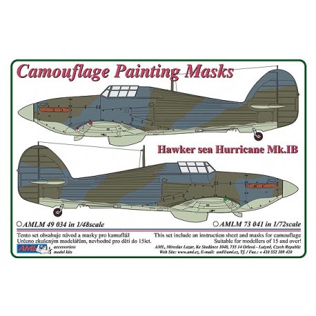 Camouflage Painting masks Hawker Sea Hurricane MKIb  AMLM49034