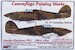 Camouflage Painting masks Hawker Hurricane MK1 - fabric Wing (B Camouflage) (Airfix) AMLM73015