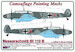 Camouflage Painting masks Messerschmitt BF110B (Eduard with AML) AMLM73044