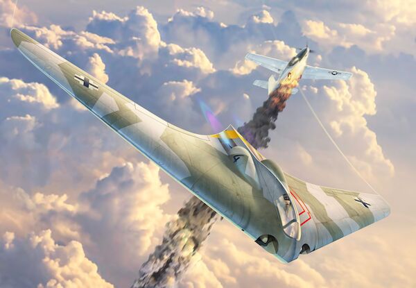 Early Horten H IX V1 project with 2 BMW 003 jet engines  72017