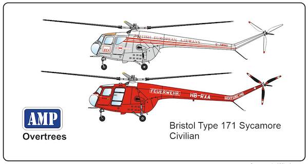 Bristol Type 171 Sycamore civilian (BEA, Swiss Feuerwehr)  AMP OvT 171 B
