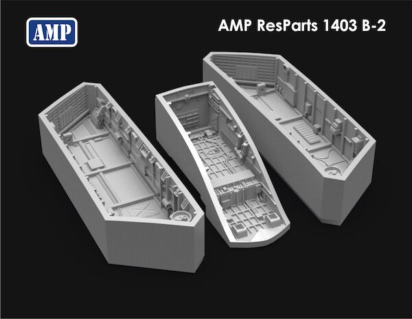 B2 Spirit Wheel bay (Academy) AMP1403