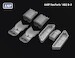 B2 Spirit Wheel bays, engine intakes and exhausts (Academy) AMP1405