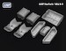 B2 Spirit Wheel bays, engine intakes, exhausts and Bomb Bay (Academy) AMP1406