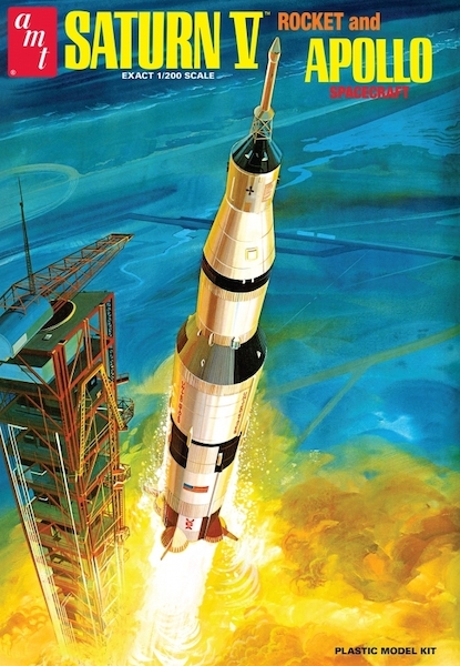Saturn V Rocket and Apollo Spacecraft  amt1174/12