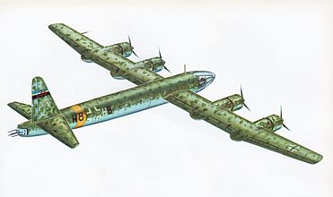 Blohm & Voss Bv.P.184.02 Long range steel-made bomber (bonus EF128, HS.P122, BV.P204, Me Libelle) AA-4084