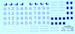 Roundels and fuselage numbers for Czech AF Mi17/Mi171 and Mi24 Helicopters in NATO Campouflage  D3501