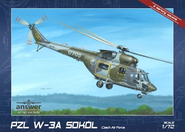 PZL W3A Sokol 'Czech Air Force' (4 markings) AA72001