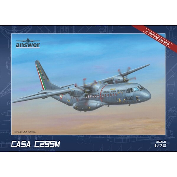 CASA C295M 'Mexican Navy and Army' 3 schemes  AA72034