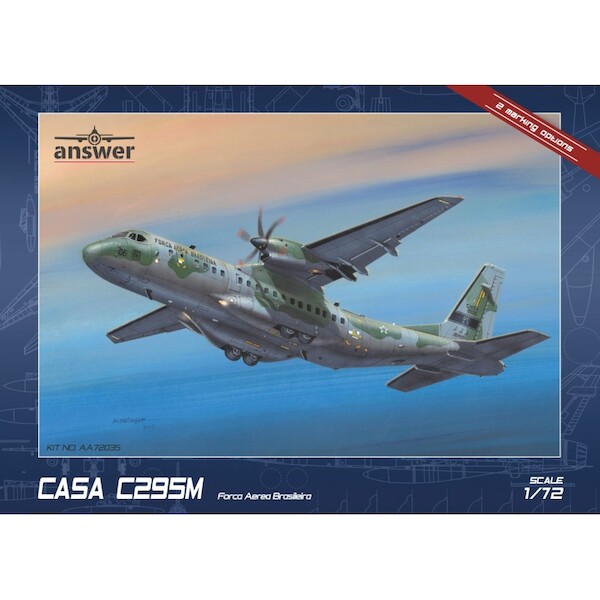 CASA C105A (C295M) Amazonas Forca Aerea Brasileira (2 Schemes) AA72035