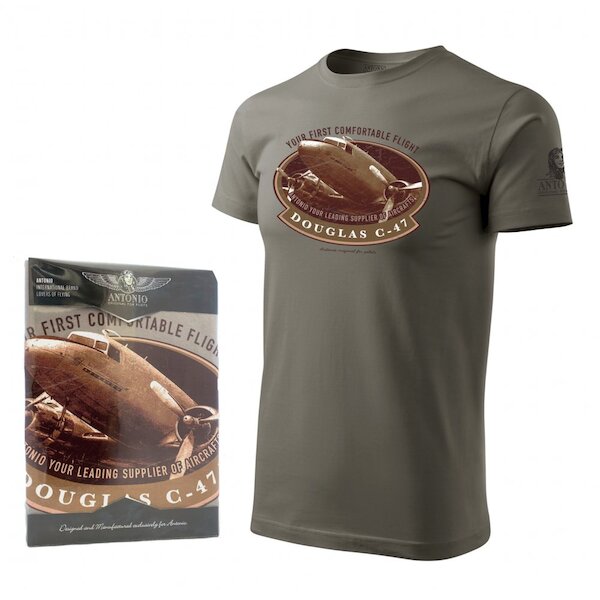 T-Shirt transport aircraft Douglas C-47 SKYTRAIN  