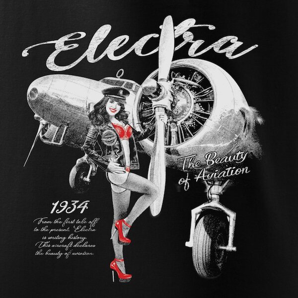 T-Shirt with Lockheed L-10 Electra  