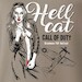 T-Shirt with pin-up nose art HELLCAT Grumman F6F hellcat Call of Duty  