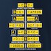T-Shirt with airport traffic MARKING XX-Large 01143517
