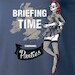 T-Shirt with pin-up nose art BRIEFING TIME Medium  02144714