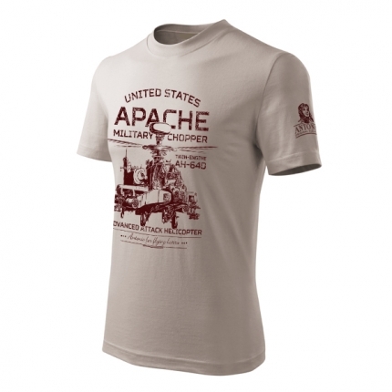 T-shirt with combat helicopter APACHE AH-64D XX-Large  ANT-AH64D-XXL