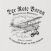T-Shirt with FOKKER TRIPLANE DR.1 DREIDECKER Medium  ANT-DR1-S