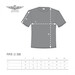T-Shirt with Piper J-3 Cub Medium Take the Cub and learn to fly  ANT-J-3 CUB-M