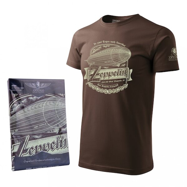 T-Shirt with airship ZEPPELIN Large P00028-3
