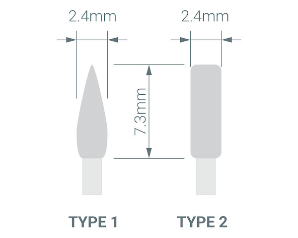 50 Precision cotton swabs TYPE 2 AN010