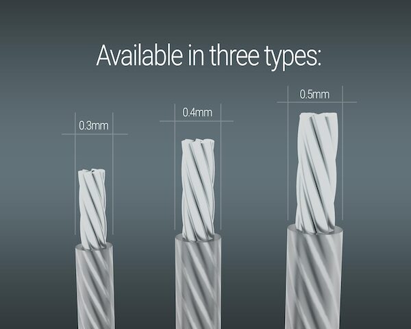 Braided Cord Ø 0.5mm (2 Meters / 79 Inches) AN023