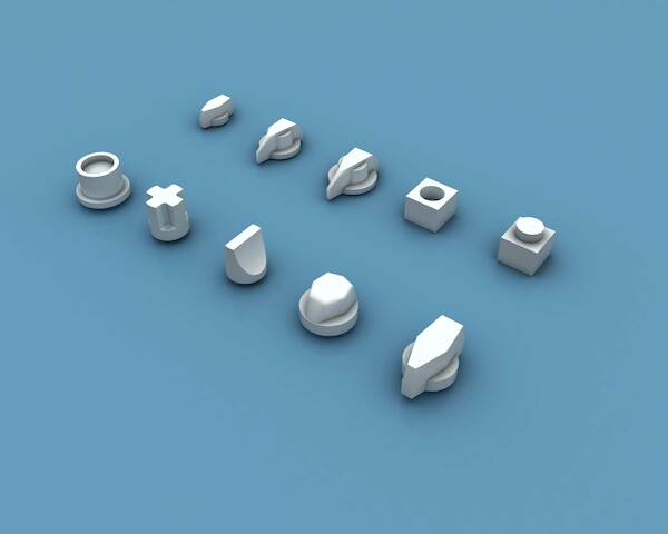 Dials & Knobs 2 (200 pcs) AN029