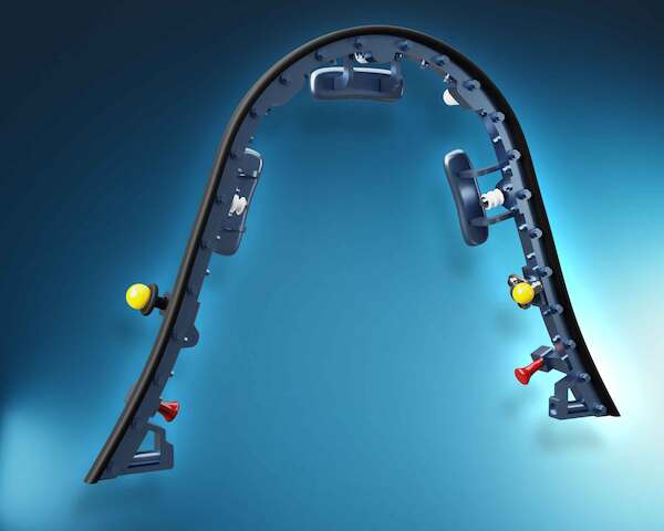 Canopy frame for TAMIYA 1/32 F4U-1A / F4U-1D Corsair AN090