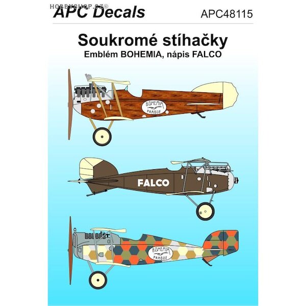 Soukromé Stihacky (Private WW1 Planes) (Bohemia, Falco)  APC48115