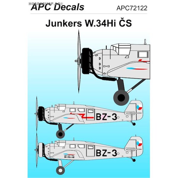 Junkers W34Hi (Czechoslovak AF)  APC72122