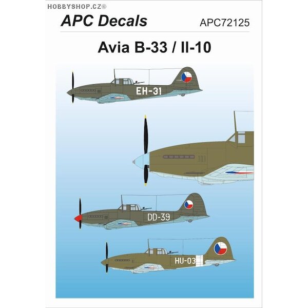 Avia B33 / Ilyushin IL10 (Bark) Czechoslovak AF) APC72125