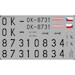 LF107 Lunak CZ Replacement decal for Modela kit APCR48003