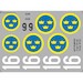 Fiat CR42 Falco Replacement decal for SMER kit APCR48006