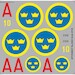 Regianne Re2000 Replacement decal for SMER kit APCR48007