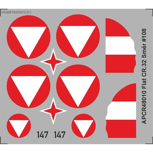Fiat CR32 Chirri Replacement decal for SMER kit APCR48010