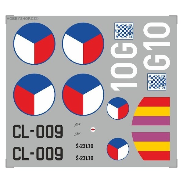 Letov S-231 Replacement decal for KP kit  APCR72002