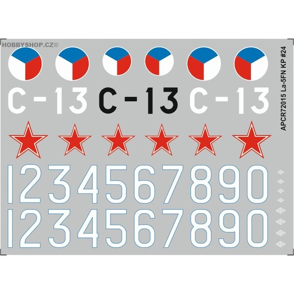 Lavochkin LA5FN Replacement decal for KP APCR72015