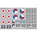 Mikoyan Mig15 Replacement decal for KP APCR72023