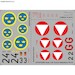 SAAB J29 Tunnan Replacement decal for Matchbox kit APCR72064