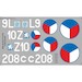 Aero A-100 Replacement decal for KP kit APCR72070