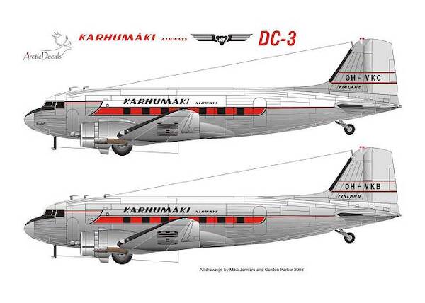 Douglas DC3 Dakota (Karhumaki Airways)  ARC144-001