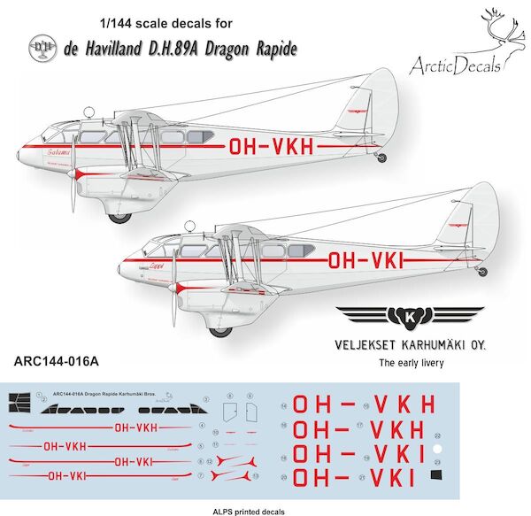 DH89A Dragon Rapide (Karhumäki Airways) ARC144-016