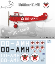 Fokker D.VII (OO-AMH Texaco Oil Company)  ARC32-001