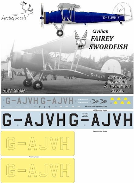 Civilian Fairey Swordfish (G-AJVH) ARC32-003