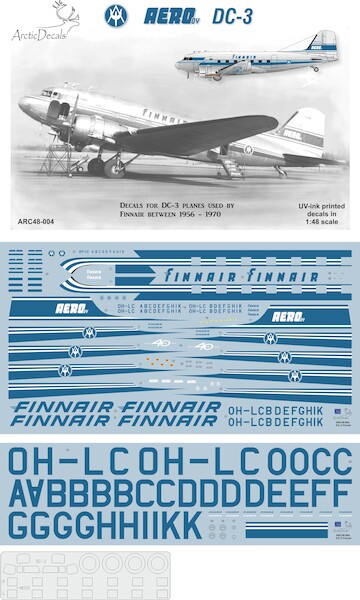 Douglas DC3 Dakota (Aero OY Finnair -1956-1970-)  ARC48-004