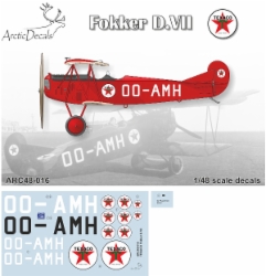Fokker D.VII (OO-AMH Texaco Oil Company) ARC48-016